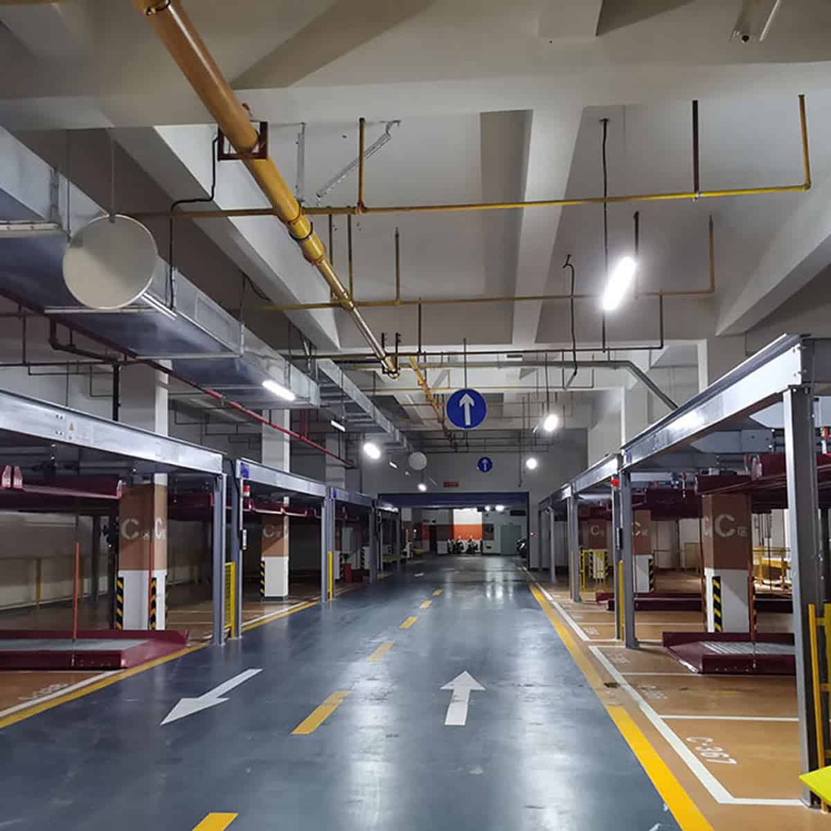 锦屏PJS三层地坑式简易升降机械立体车库