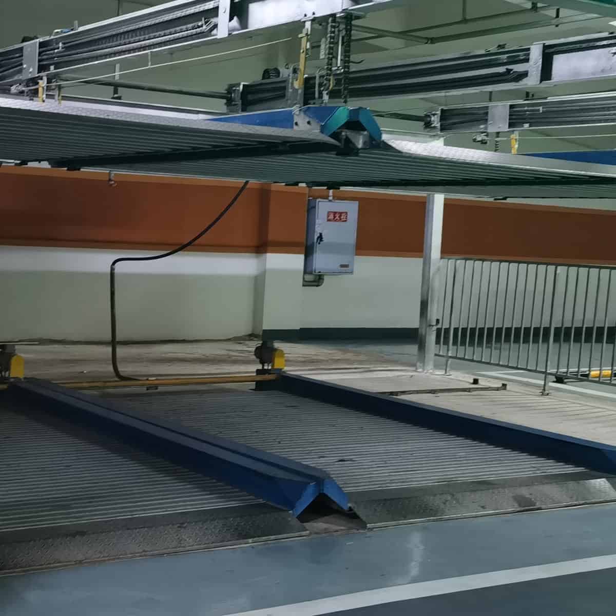 安定负二正二带地坑PSH4-D2四层升降横移机械式立体车库