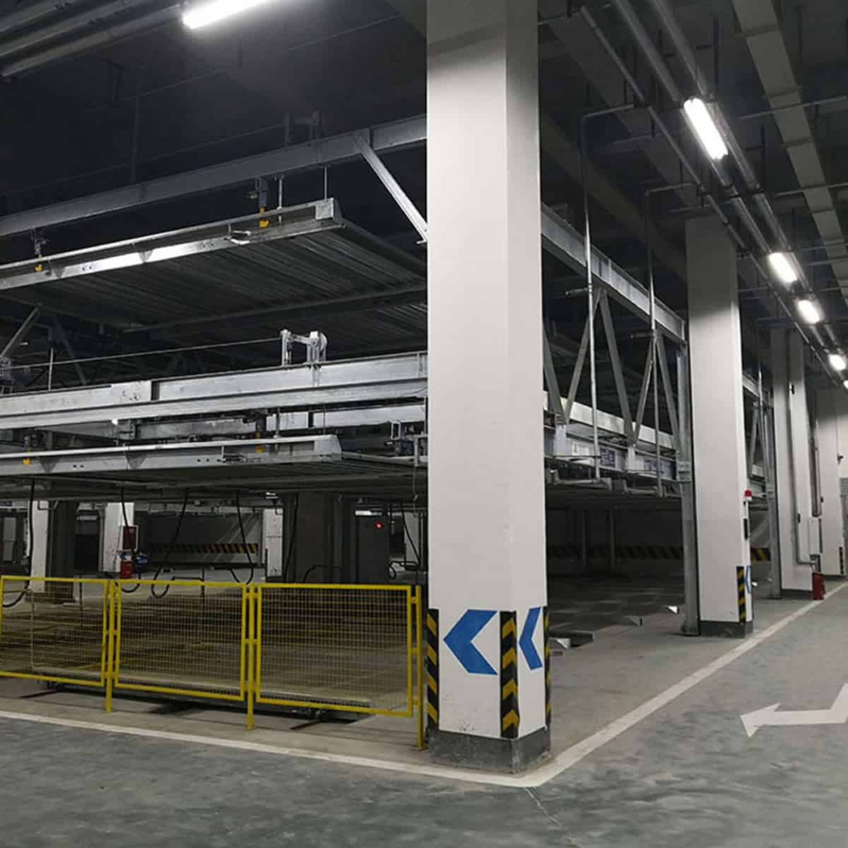 礼泉PSH3三层升降横移机械式立体车库