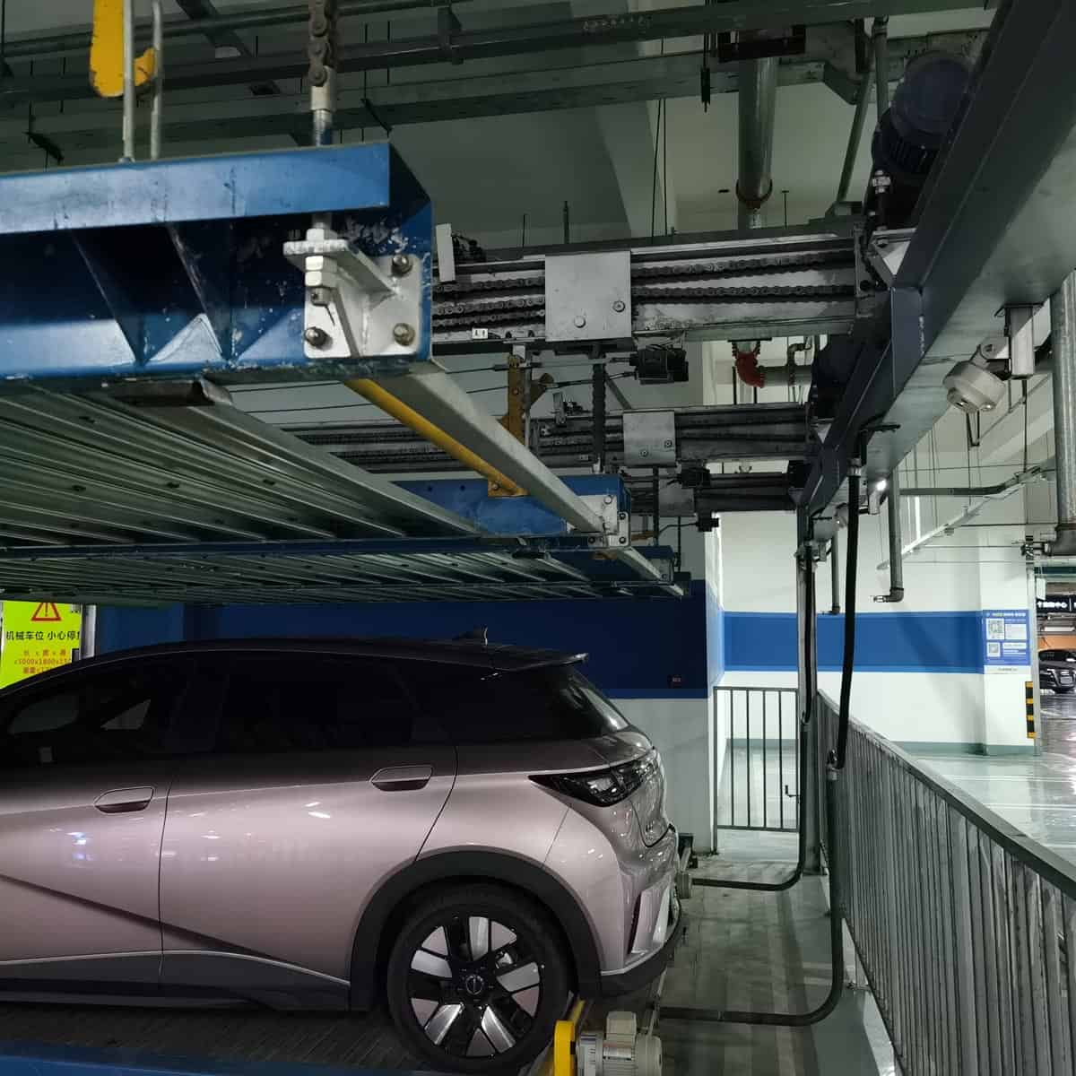 宜川负一正一带地坑PSH2-D1二层升降横移机械式立体车库