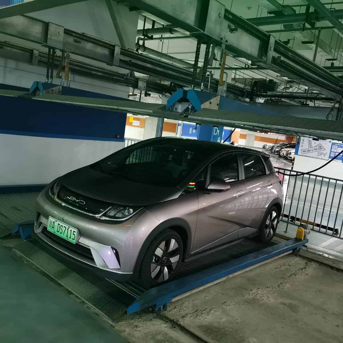 张掖单列PSH2二层升降横移机械式立体车库