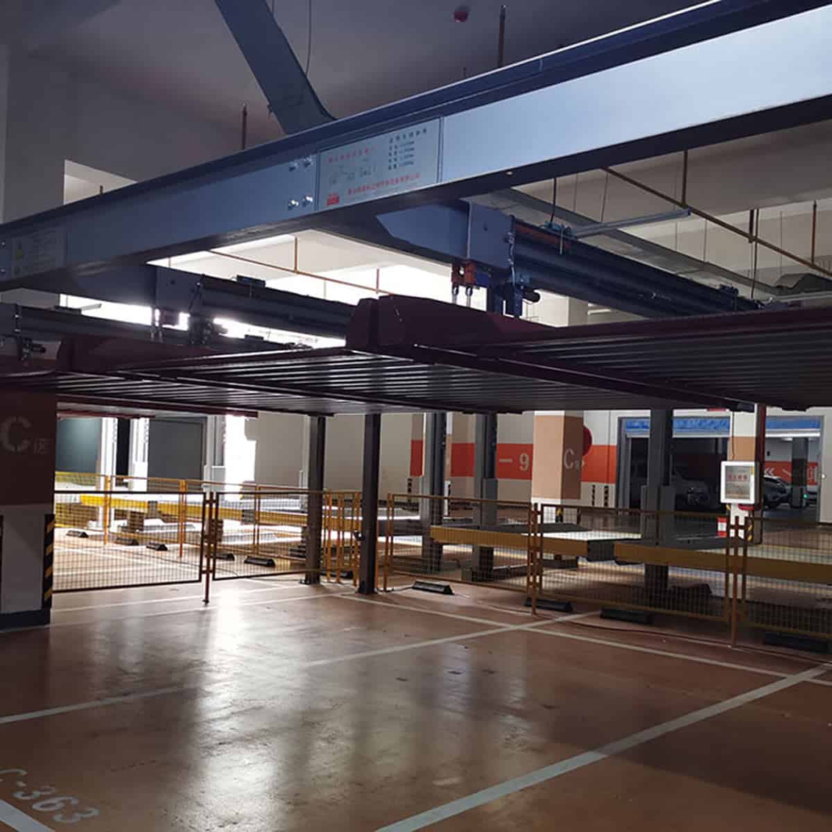 宜川四柱简易升降机械立体车库