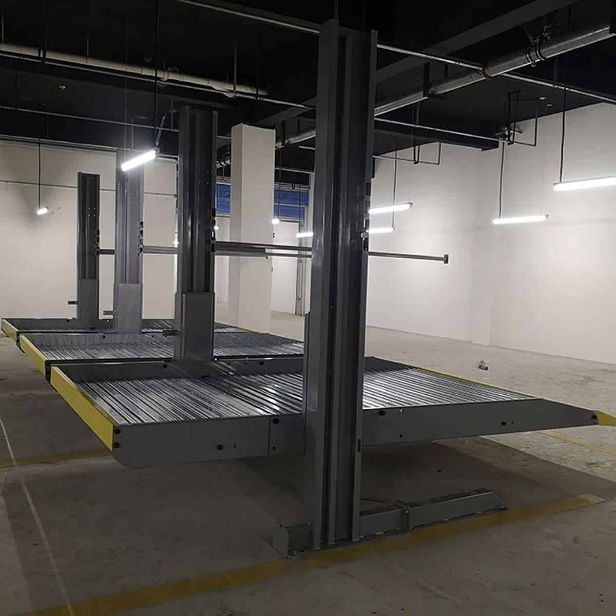 巴南两柱式机械式停车设备改造