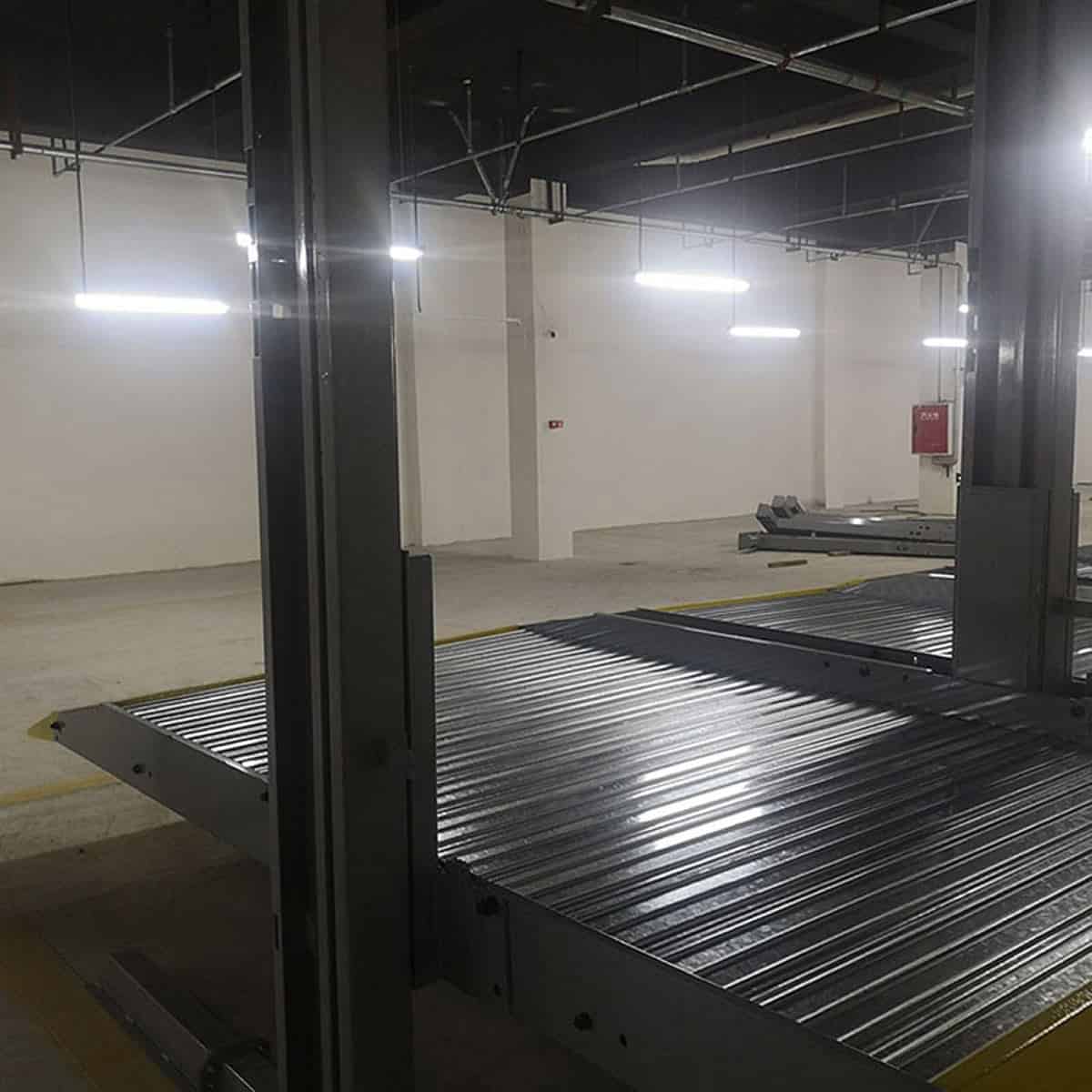 梓潼简易升降机械停车库拆除