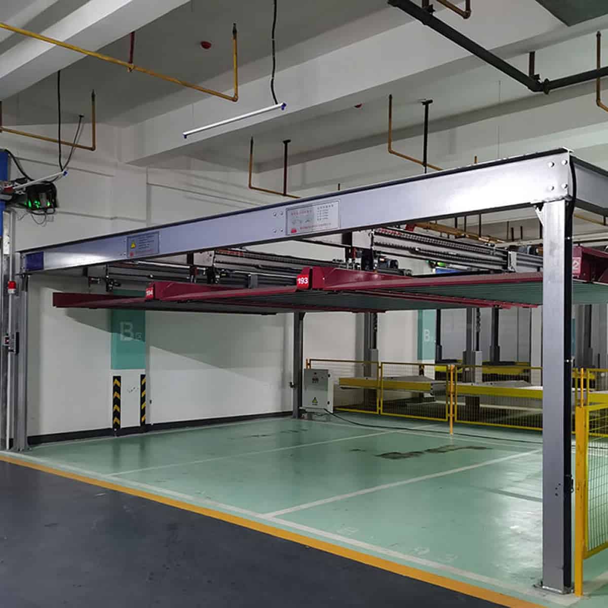 梓潼室内立体停车位过验收