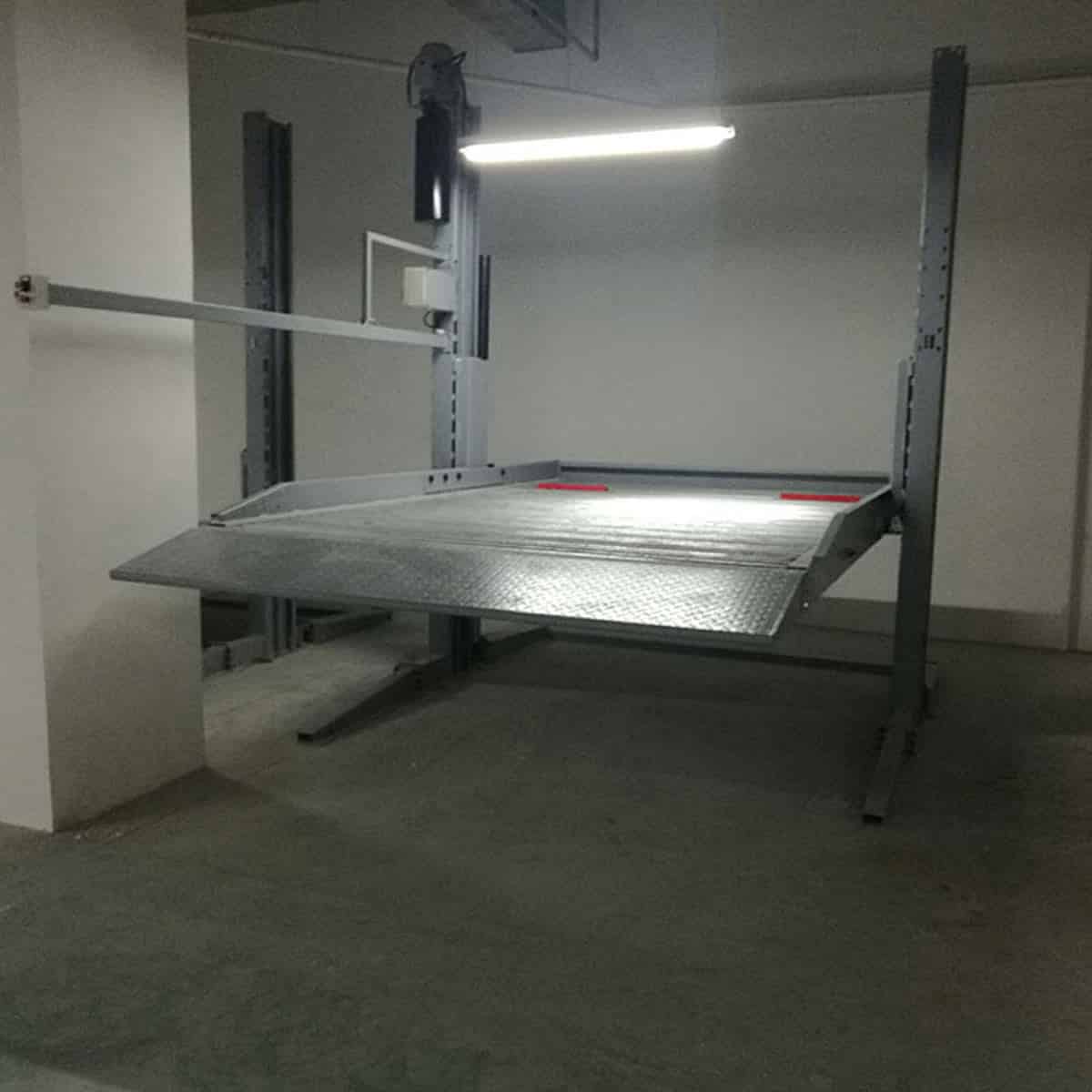 和政简易升降式机械立体车库拆除