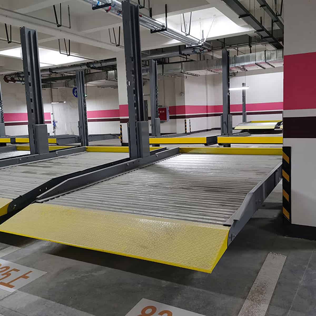 雷波横移式机械停车场过规划