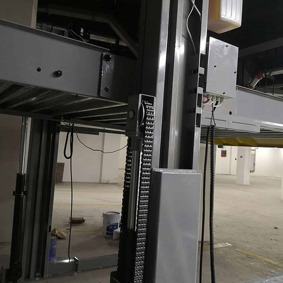 西充4柱立体停车库拆除