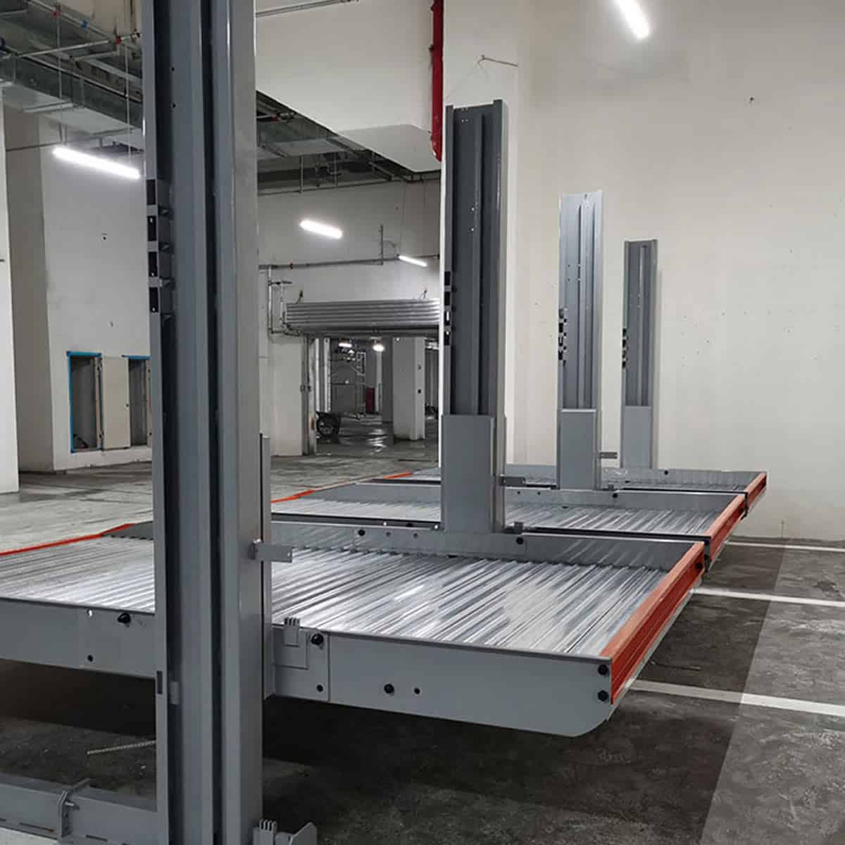 和政四柱式停车库拆除