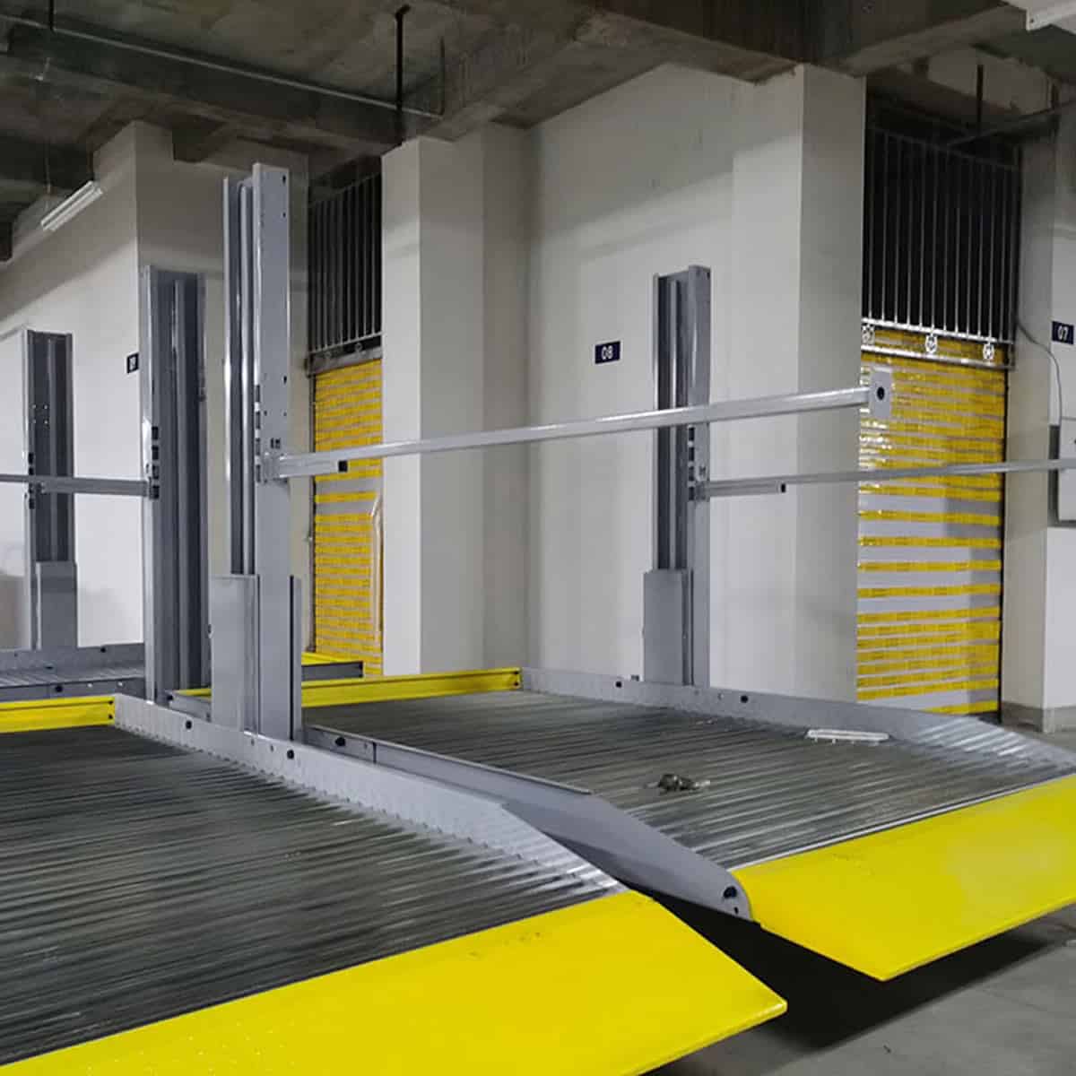 甘肃4柱机械停车场安装