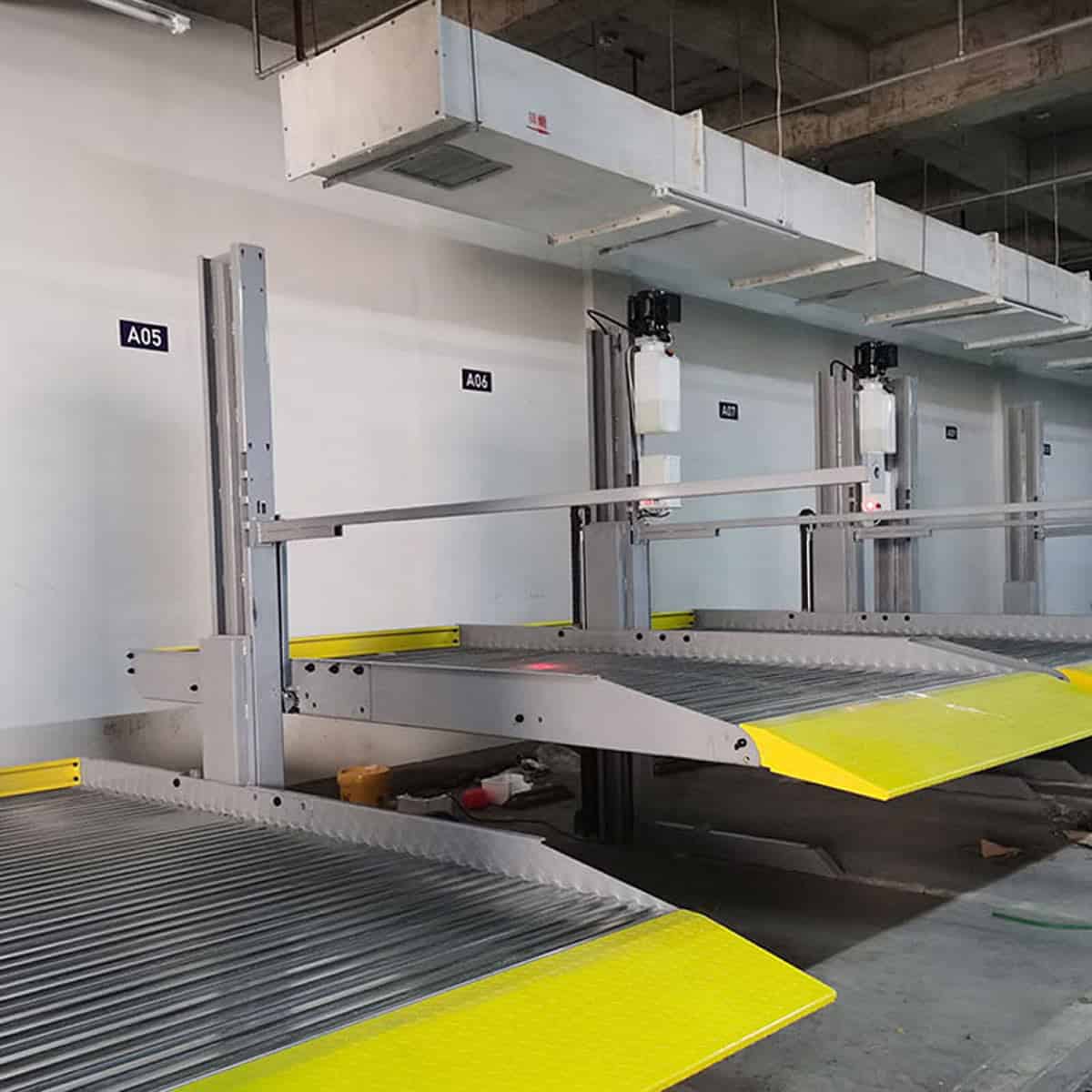 子洲家用机械式停车位过验收