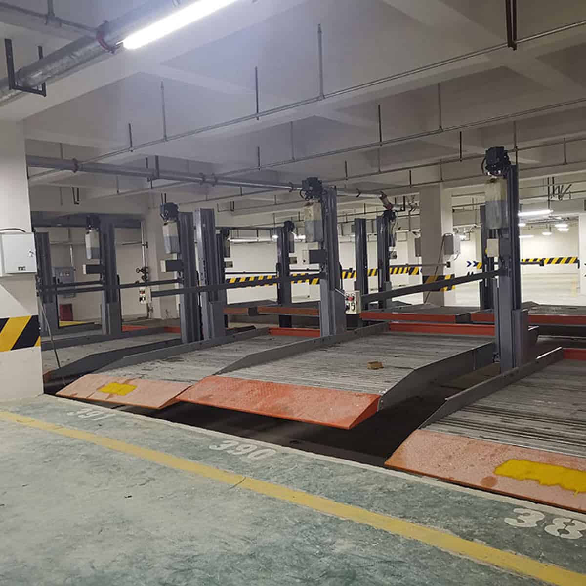 临洮4柱机械停车设备改造