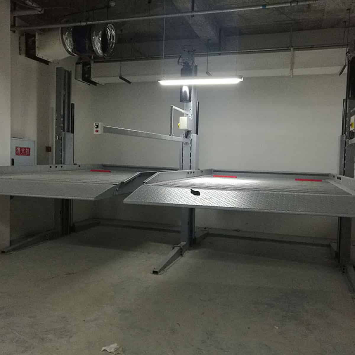 峨边横移机械式停车位拆除