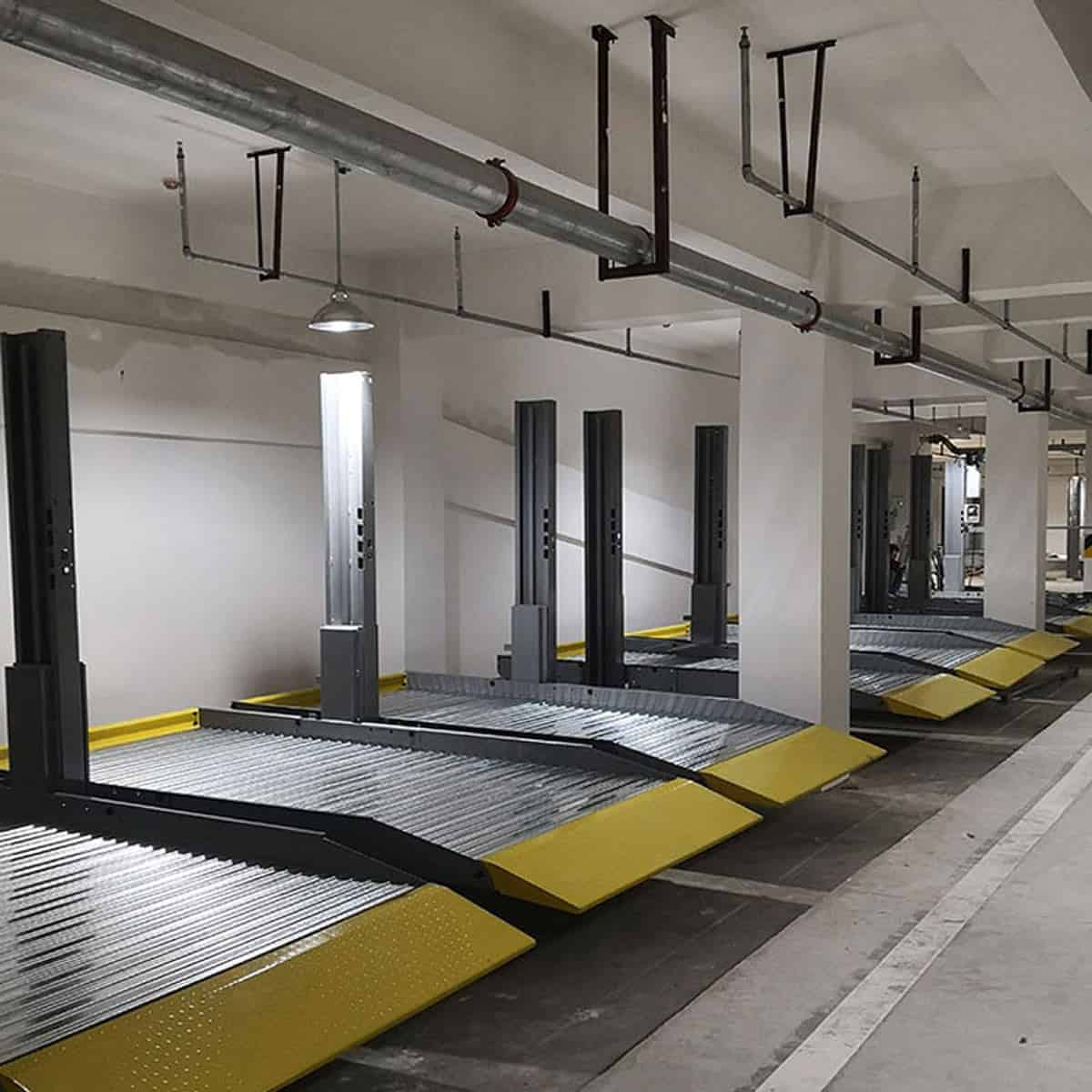 雷波别墅智能立体车库运作过程