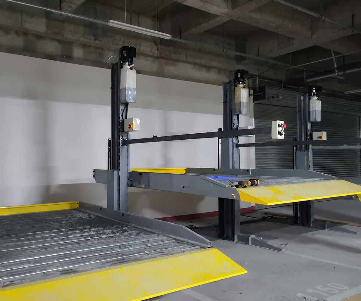 禄丰四层升降横移机械式停车库的承载能力分析