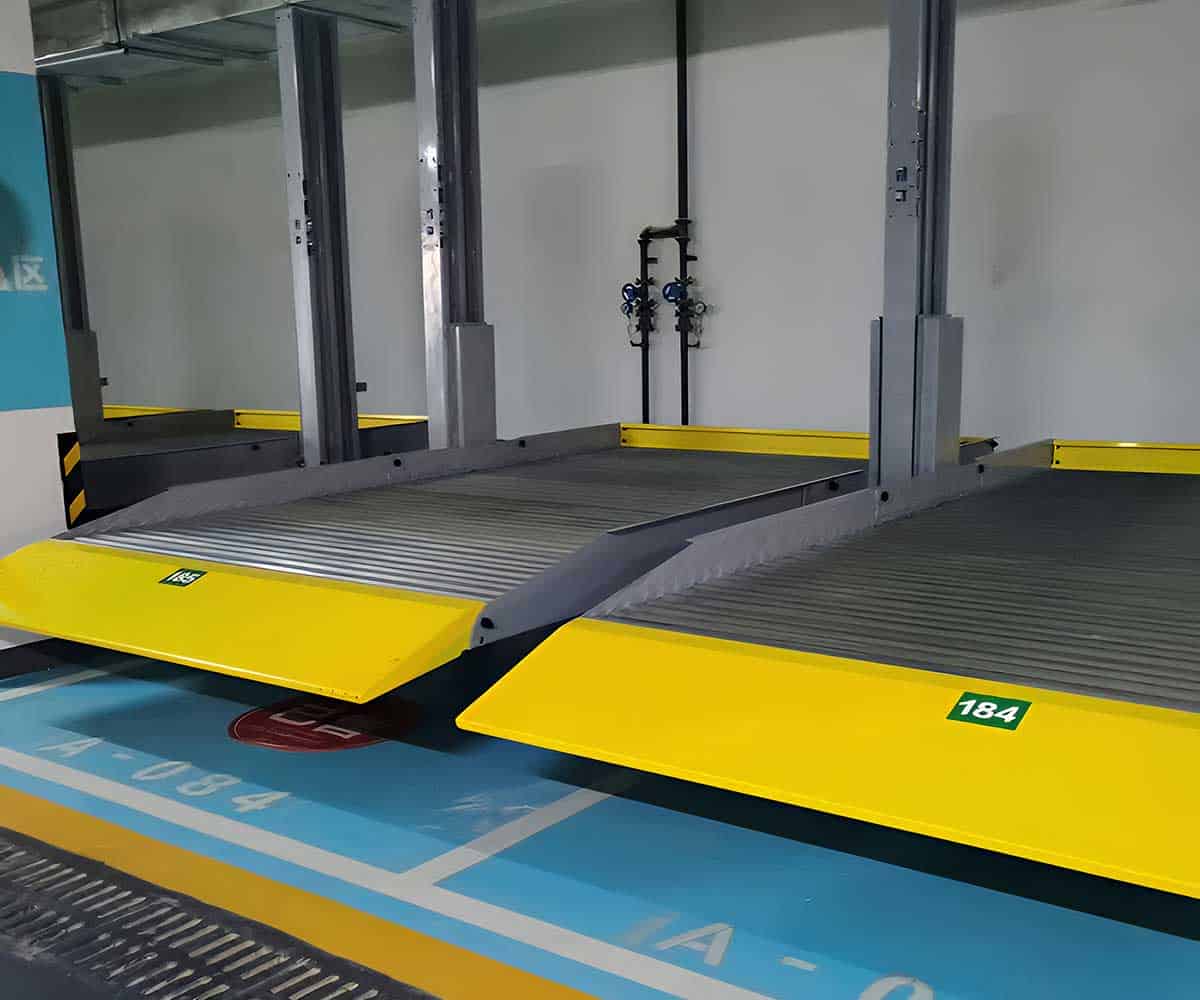 和政两柱式机械立体停车设备划线规范详解